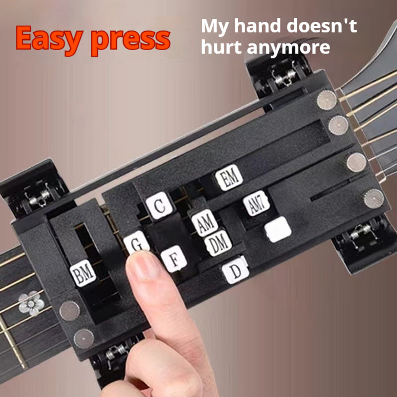 Guitar Auxiliary Chord Practice Automatic String Pressing Utensil